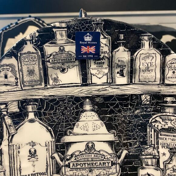 Gothic Vintage inspired Witchy Apothecary Print Plate Dark Decor, Wall Hanging, - Picture 4 of 8